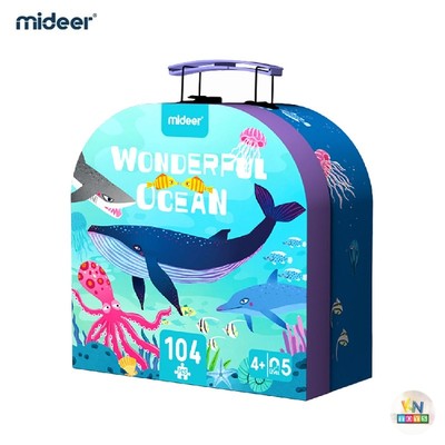 Đồ Chơi Ghép Hình Mideer Puzzle MD3110 – Đại Dương Tuyệt Vời – Wonderful Ocean (104 mảnh ghép)