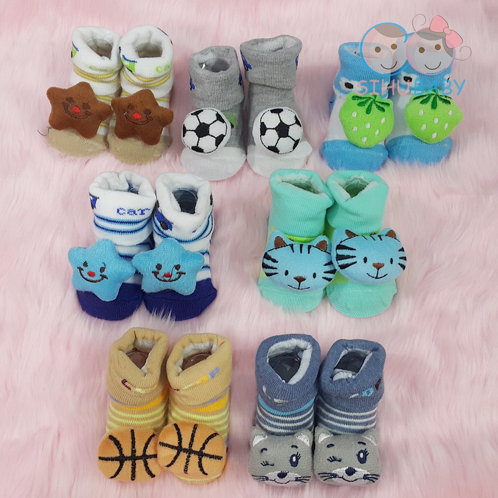 Tất, Vớ Cho Trẻ Sơ Sinh, Bé Trai Bé Gái Hoạt Hình Dễ Thương [SiHu Baby Shop]