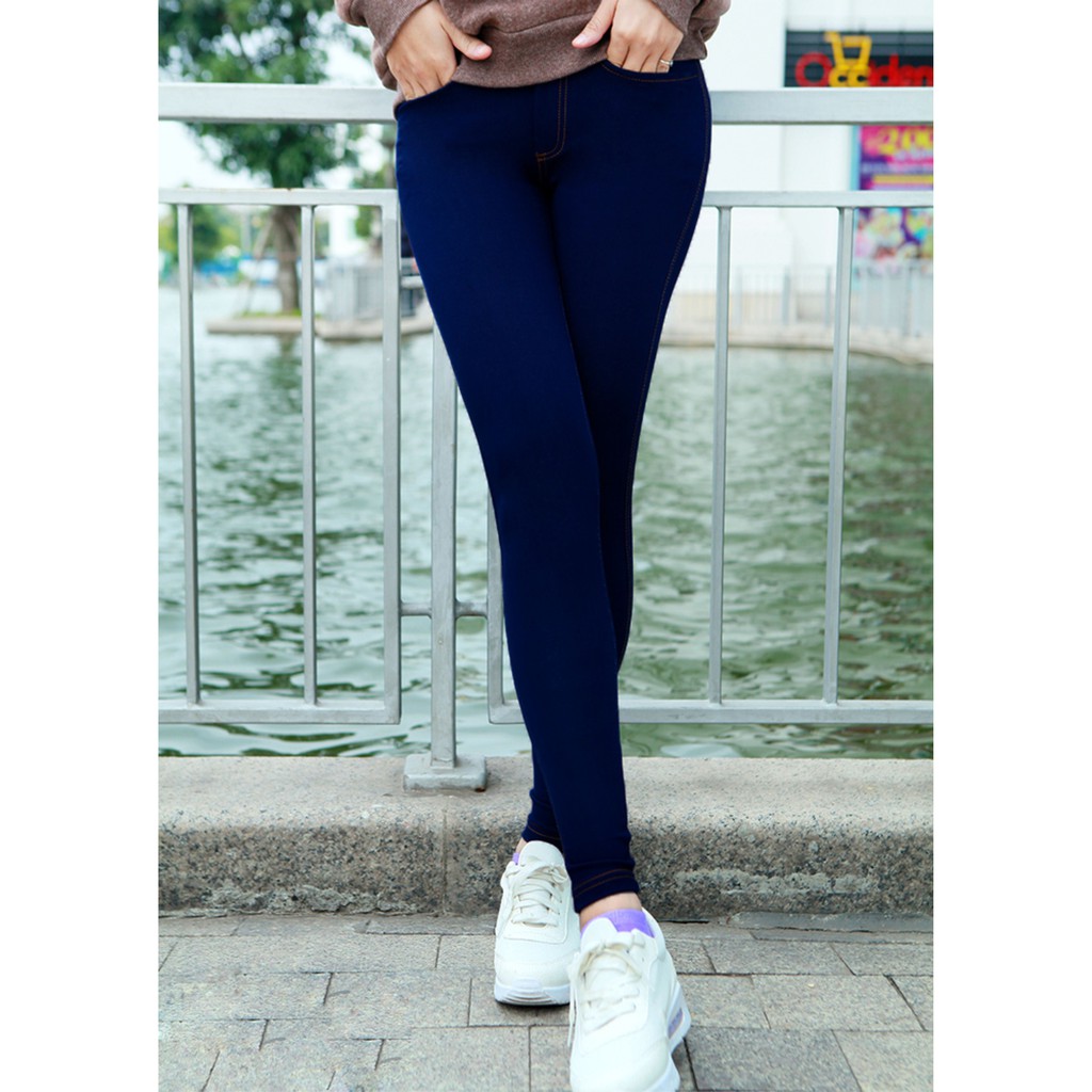 Quần Legging Giả Jean Cao Cấp Co Giãn | BigBuy360 - bigbuy360.vn