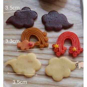 Khuôn Silicon Đám Mây & Cầu Vồng.