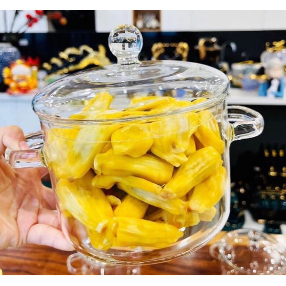 Nồi Thủy Tinh Mini Trong Suốt Gia Dụng Cho Nhà Bếp chịu nhiệt