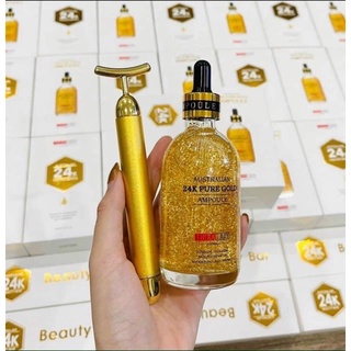 SERUM VÀNG 24K ÚC AUSTRALIAN 24K PURE GOLD AMPOULE 100ML CỦA ÚC DATE MỚI