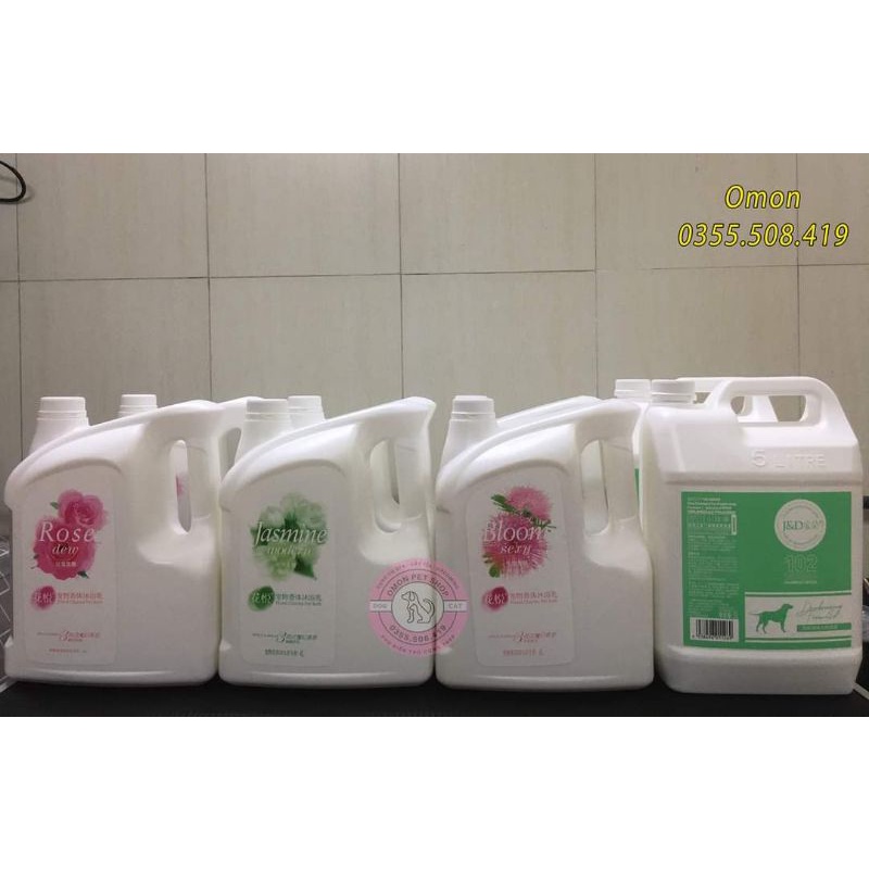 Sữa tắm Chó Mèo JD hương nước hoa thơm sang mềm mượt dưỡng lông được Spa tin dùng - Omon Pet