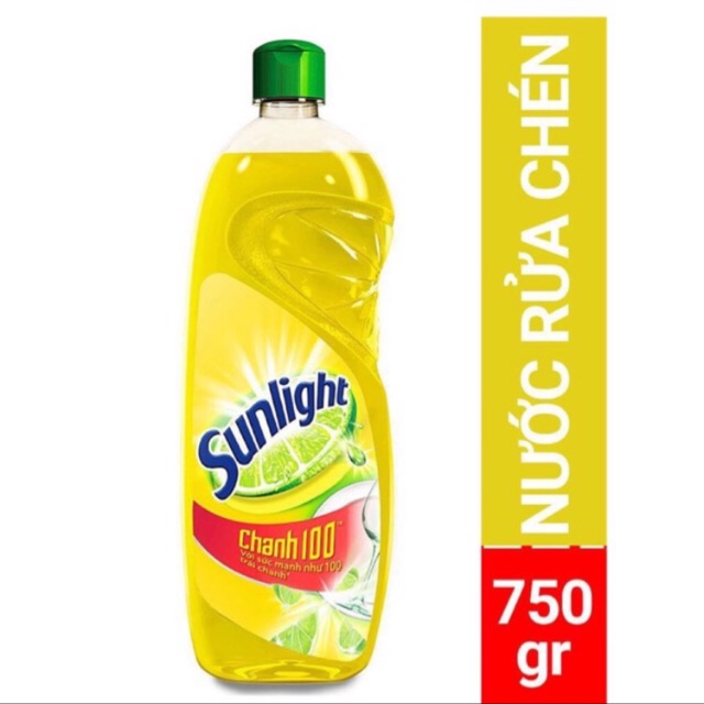  Nước Rửa Chén Sunlight Chanh 750g