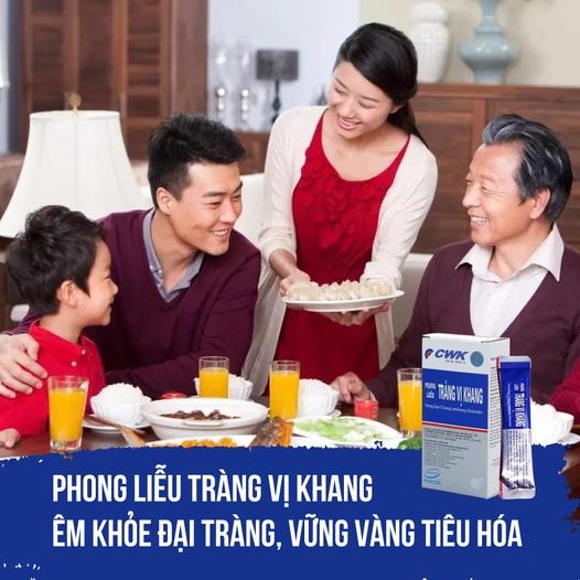 TRÀNG VỊ KHANG - HỔ TRỢ VIÊM ĐẠI TRÀNG CẤP VÀ MÃN TÍNH - RỐI LOẠN TIÊU HÓA - NHIỄM TRÙNG ĐƯỜNG RUỘT