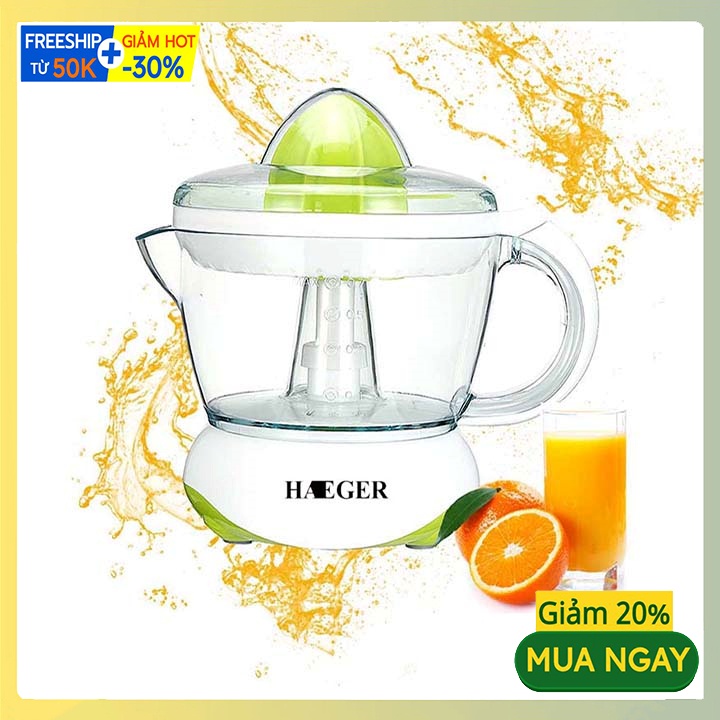 Máy vắt cam Haeger cao cấp 0.7L tự động ko nút ấn