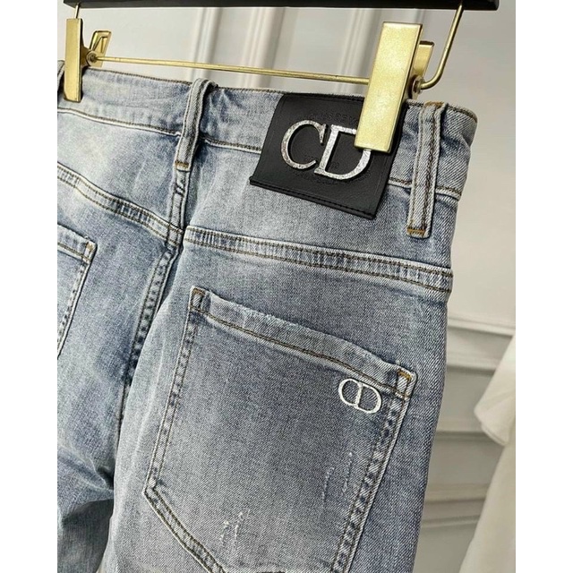Quần Dior Rách Cao Cấp 1:1, Quần Jean Cao Cấp dành cho Nam