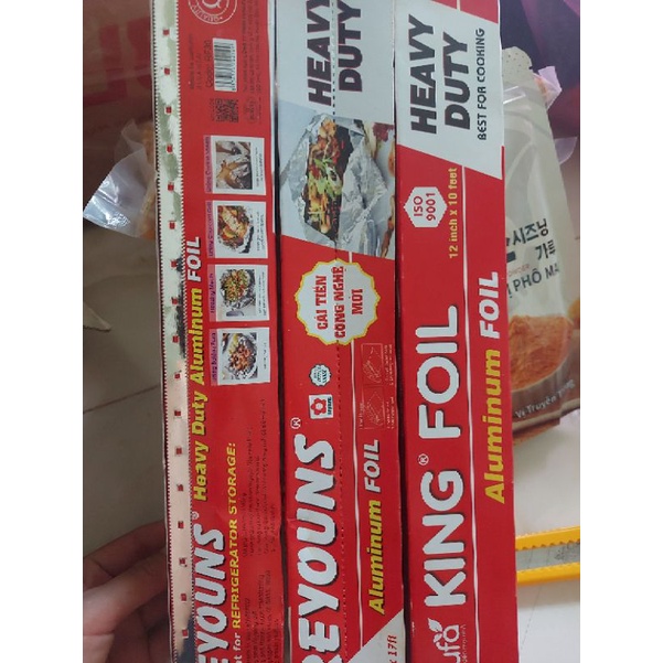 Cuộn 5m Giấy bạc nướng thức ăn - màng nhôm