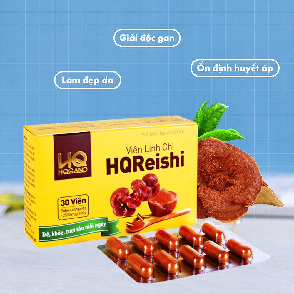 Viên linh chi HQGANO (30 Viên) | BigBuy360 - bigbuy360.vn