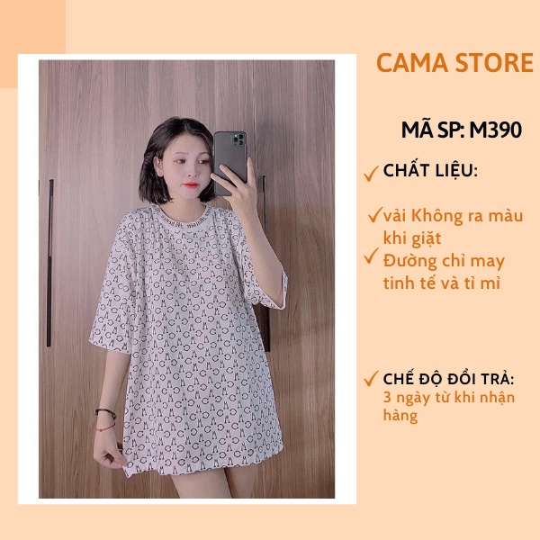 Áo thun tay lỡ form rộng áo phông nam nữ CAMA STORE M390 | BigBuy360 - bigbuy360.vn