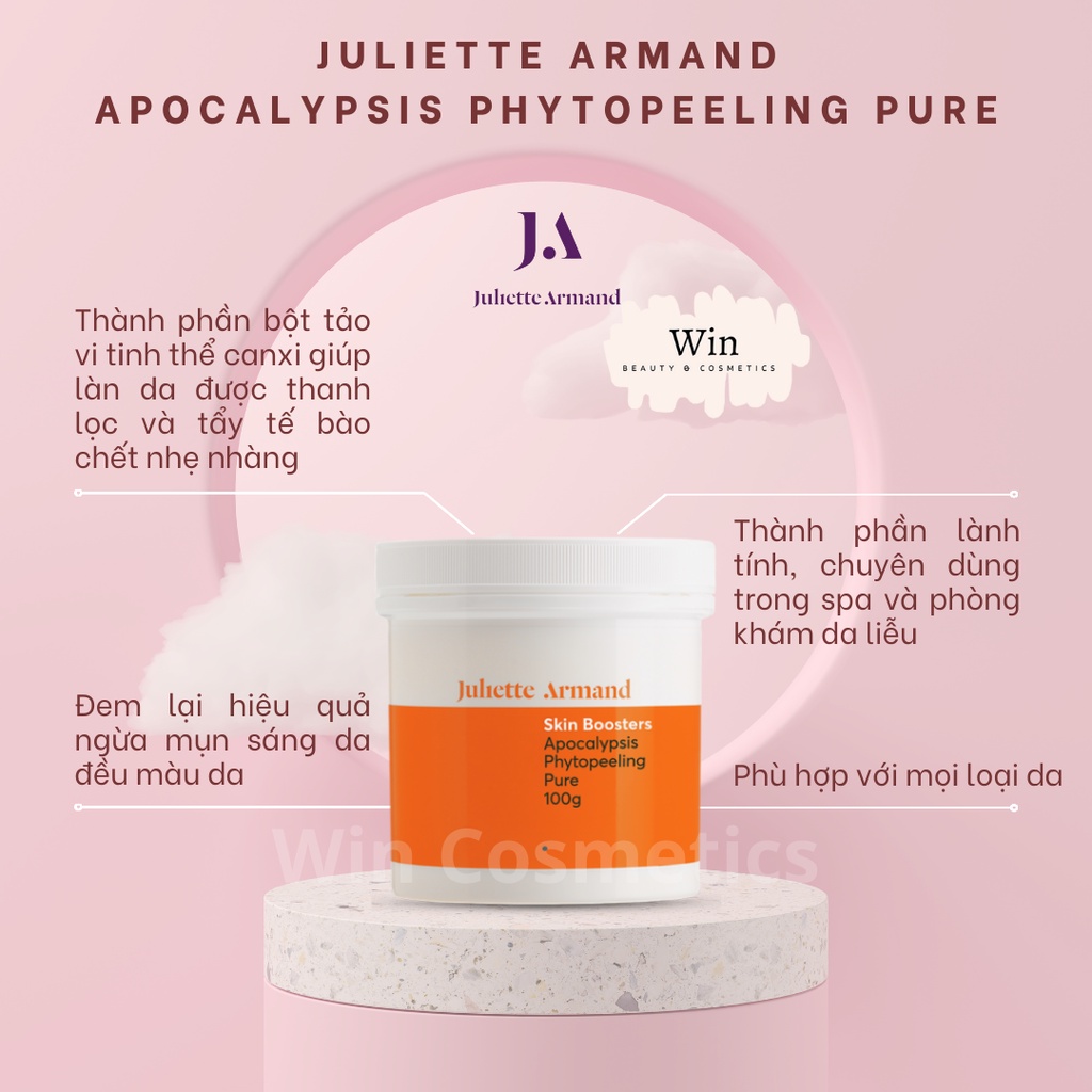 *Lưu mã 15% trên sản phẩm* Juliette Armand Phytopeeling Pure Powder Vi kim từ bột tảo