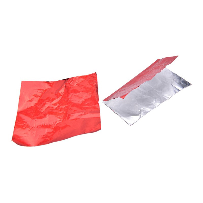 Hl Set 100 Giấy Gói Kẹo Hình Vuông Tiện Dụng