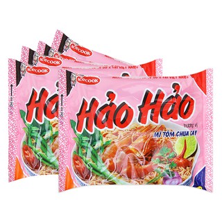 Combo 10 gói mì tôm hảo hảo tôm chua cay gói 75g