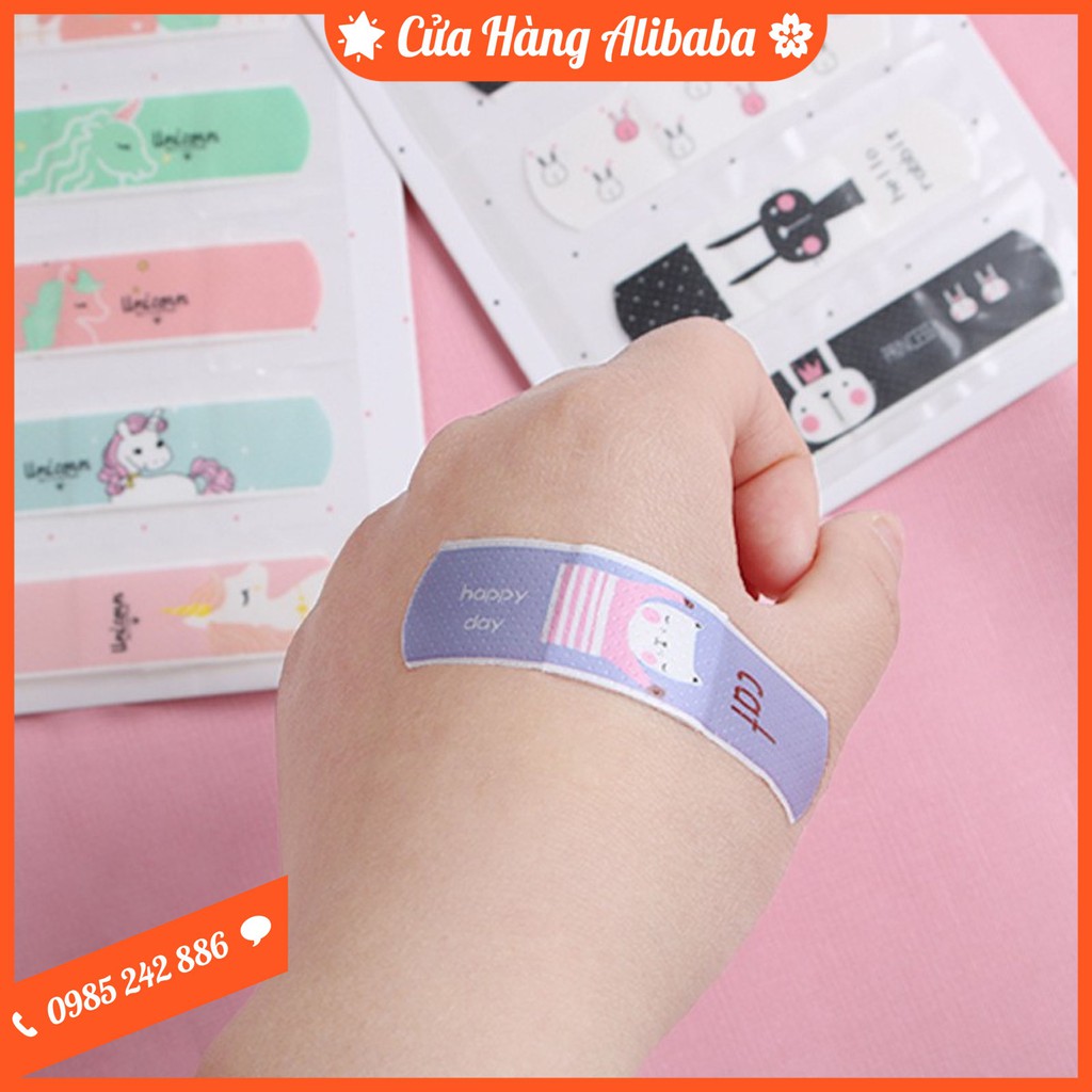 SET 4 Băng Gâu Dán Vết Thương Nhiều Hình Cute