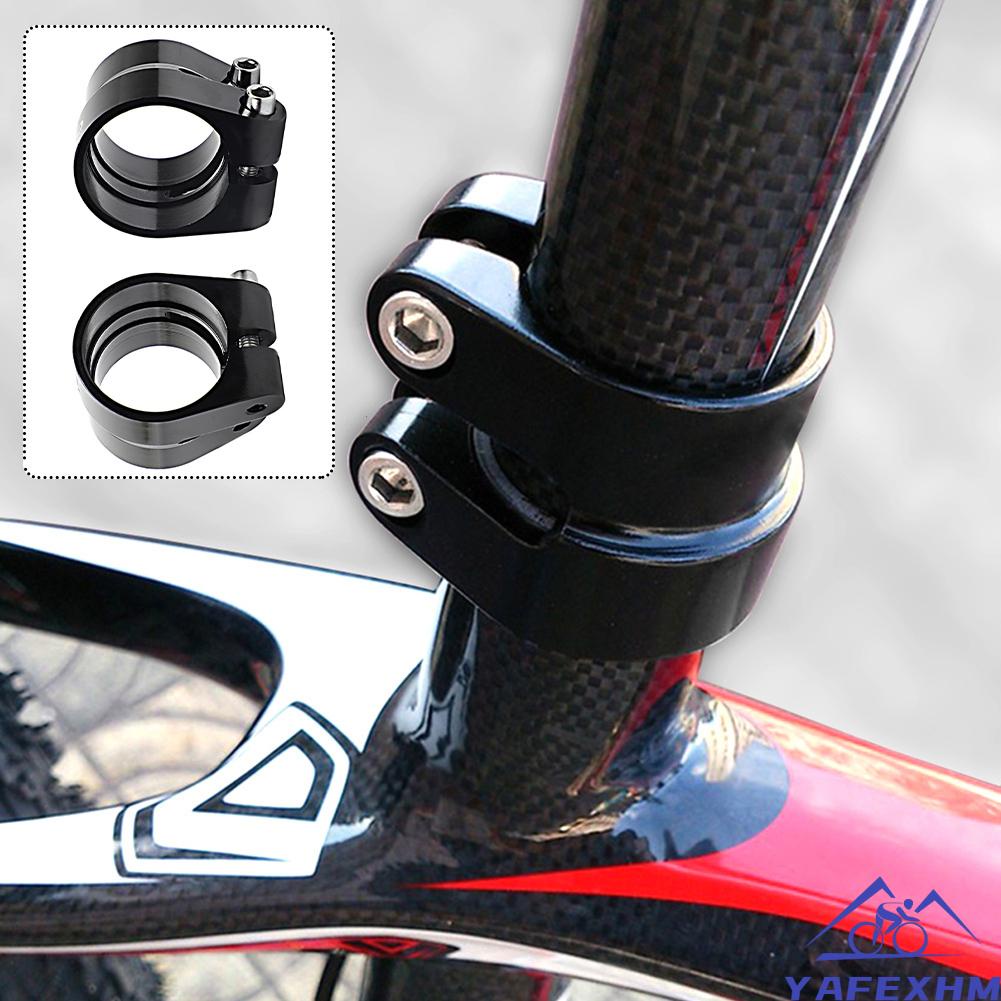 Kẹp Cố Định Yên Xe Đạp Hai Lớp Bằng Hợp Kim Nhôm 34.9mm 43g OUO