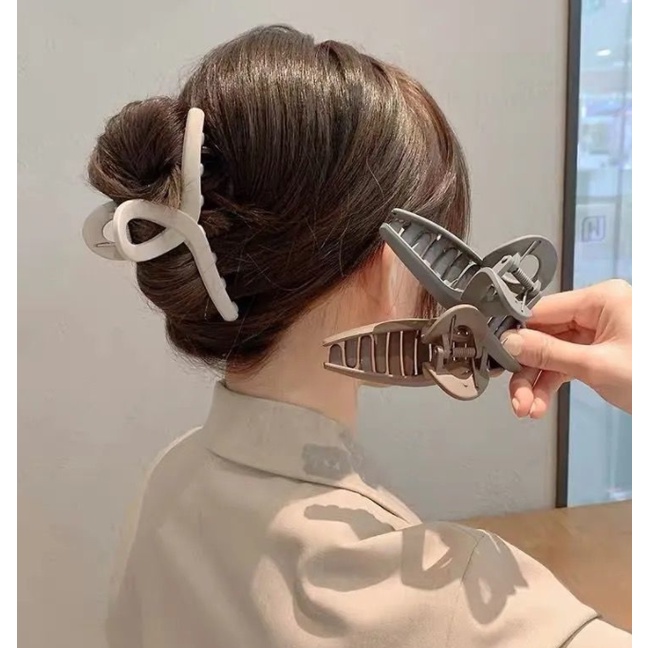 Kẹp tóc Hàn Quốc càng cua kim loại xinh xắn - Cặp tóc nữ Đính Đá Siêu Sang Chảnh phụ kiện Hades.js