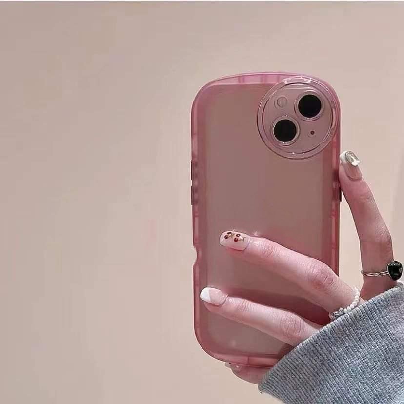 Ốp Điện Thoại Trong Suốt Thiết Kế Ống Kính Tròn Nhiều Màu Xinh Xắn Cho IPhone 12 13 11 Pro Max X Xs Max Xr 7745