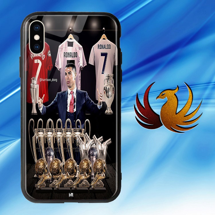 Ốp Đt Độc Xr In Hình CR7 Goal POLICYCASE Iphone 7/7Plus/8/8Plus/X/Xs/Xs Max/11/11 Promax/12/12 Promax