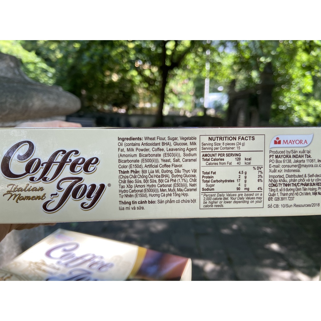 BÁNH QUY COFFEE JOY 360G