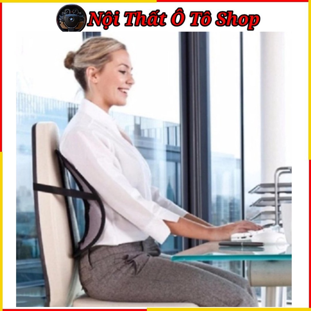 Tấm Lưới Đệm Tựa Lưng Massage Trên Ô Tô Xe Hơi Thoáng Khí Chống Nóng Trên Ghế Văn Phòng | Phụ Kiện Nội Thất Ô Tô Shop