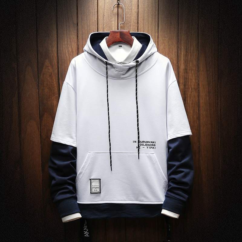 Áo hoodie nam đen một mảnh in chữ | BigBuy360 - bigbuy360.vn