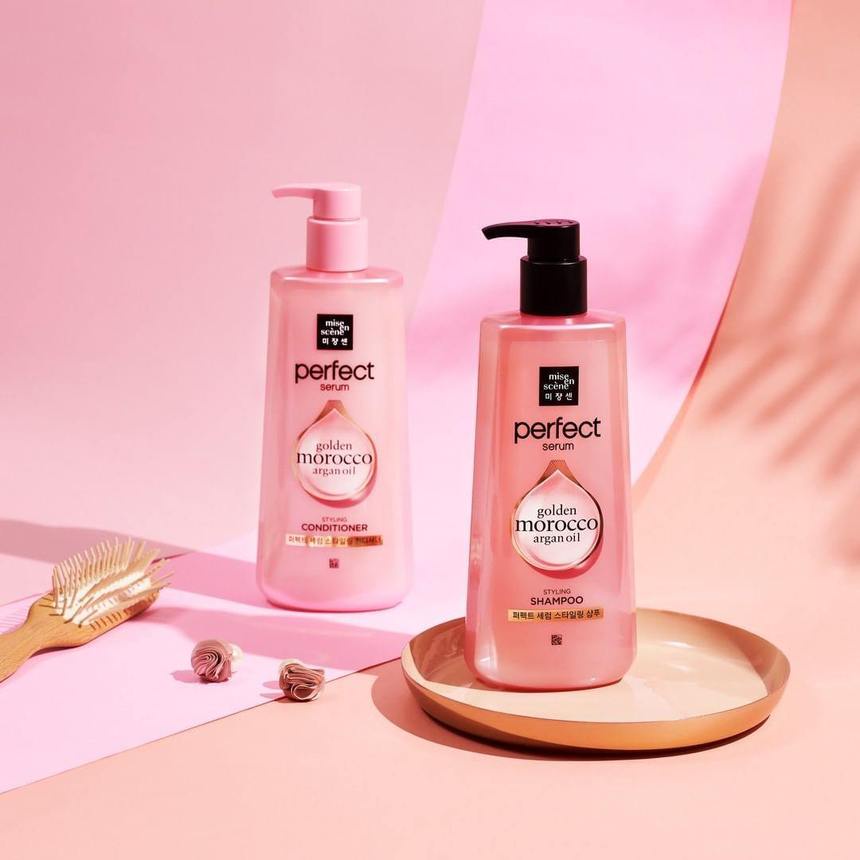 Dầu Gội Giữ Nếp Tóc Mise En Scene Perfect Serum Styling Shampoo 680ml