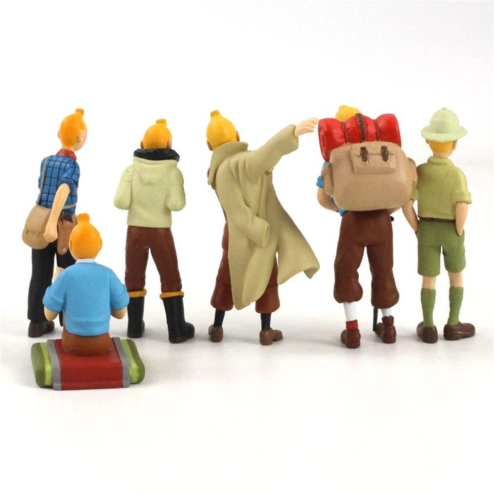 Mô Hình Nhân Vật Phim Hoạt Hình Tintin 6-9cm