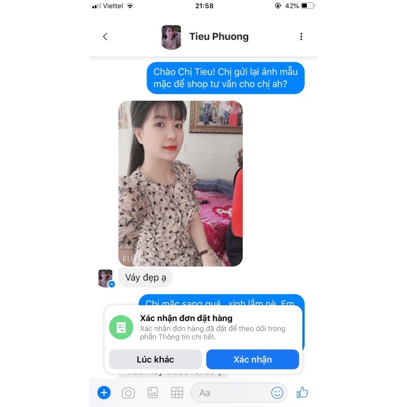 Váy xòe họa tiết hoa nhí V1807 - Đẹp Shop DVC (Kèm ảnh thật trải sàn do shop tự chụp) | BigBuy360 - bigbuy360.vn