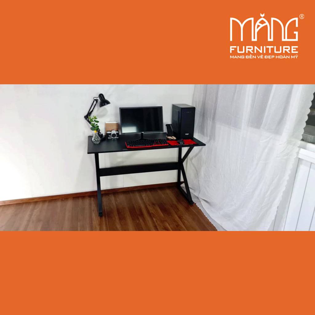 Bàn Làm Việc, Bàn Gaming Nội Thất Măng Chân Sắt nhiều phiên bản, mặt gỗ 1m2,1m, chắc chắn, bền đẹp | BigBuy360 - bigbuy360.vn