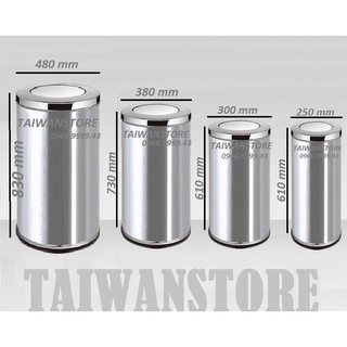 Thùng rác inox lật xoay size đại