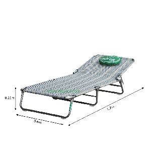 Ghế - giường xếp Duy Lợi inox - CỠ NHỎ ( Qùa tặng 10 móc áo)