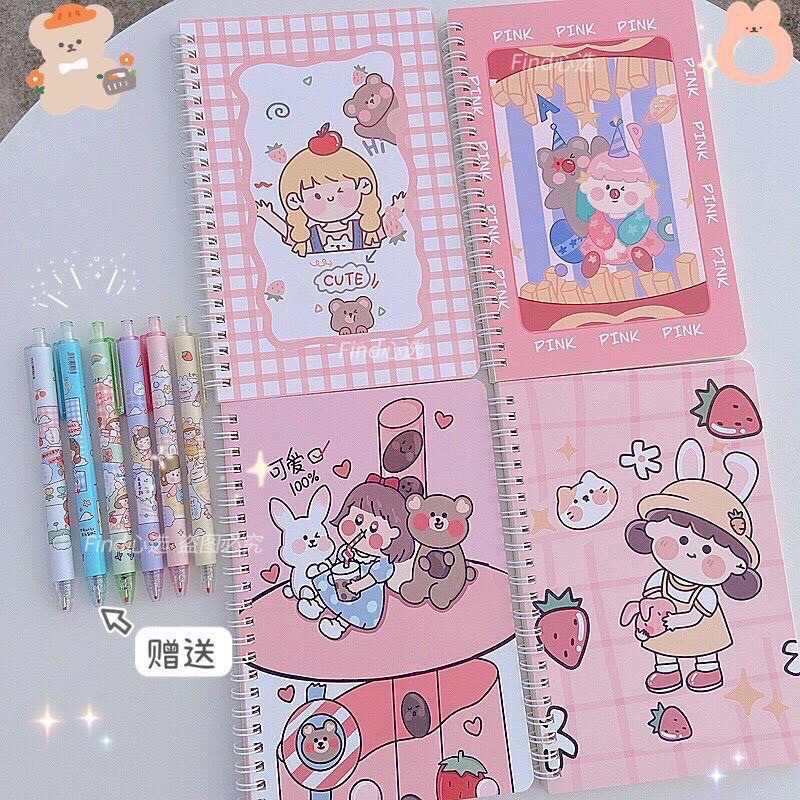 Sổ tay A5 dễ thương có dòng kẻ Bistore