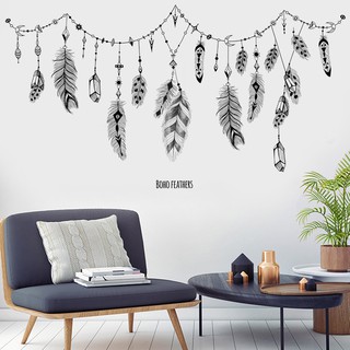 Decal dán tường Dây boho vintage
