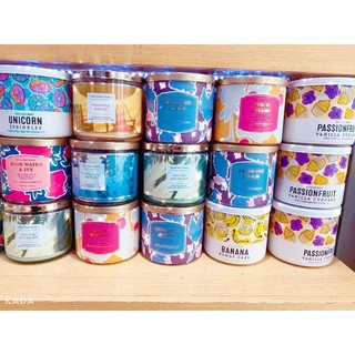 Nến thơm (3 bấc) Bath and Body Works - White Barn