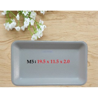 20 Khay xốp M5 . Khay xốp đựng 300g . 400g thực phẩm