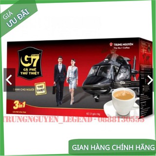 [Chính hãng] Cà phê sữa G7 3in1 Trung Nguyên - hộp 21 gói - Trung Nguyên G7