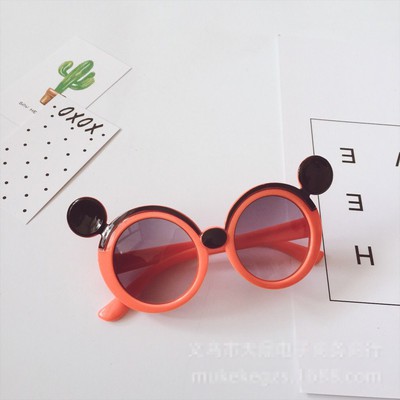 Kính Mát Thời Trang Hình Chuột Mickey Chống Tia Uv Cho Nữ