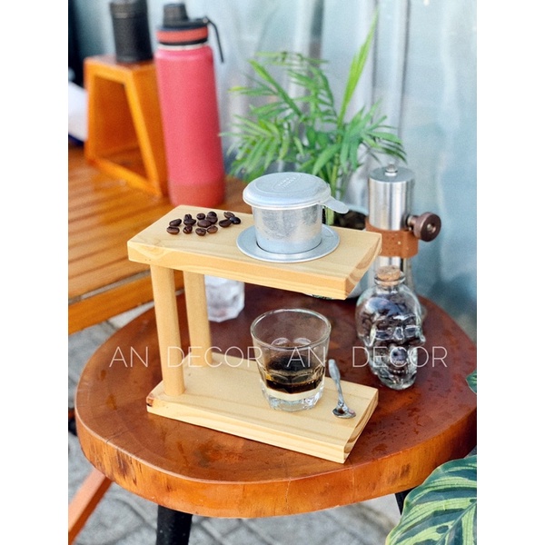 Giá đỡ phin cafe bằng gỗ - Drip Coffee bằng gỗ tự nhiên 100%