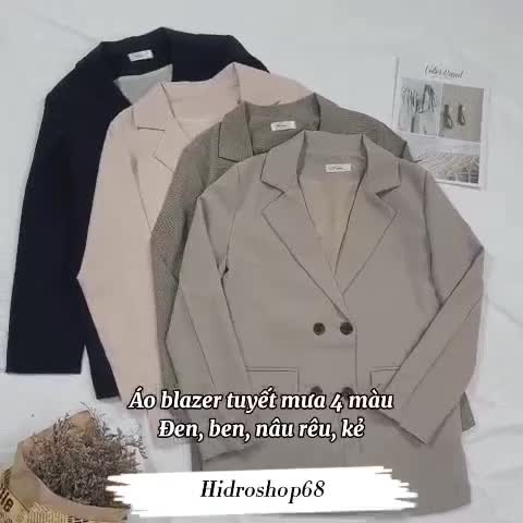 Áo Blazer Nữ Dài Tay 2 Lớp Mẫu Mới Phong Cách Hàn Quốc Áo Vest Nữ Khoác Ngoài | BigBuy360 - bigbuy360.vn
