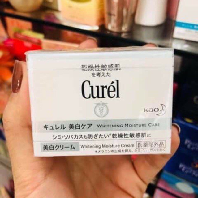 {Sỉ - Lẻ] KEM DƯỠNG ẨM TRẮNG DA CURÉL WHITENING MOISTURE 40G