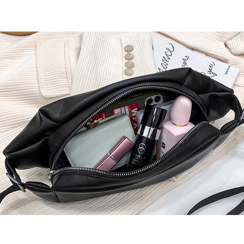 Túi Đeo Vai Có Khóa Kéo Nhiều Màu Sắc Thời Trang Dành Cho Nữ