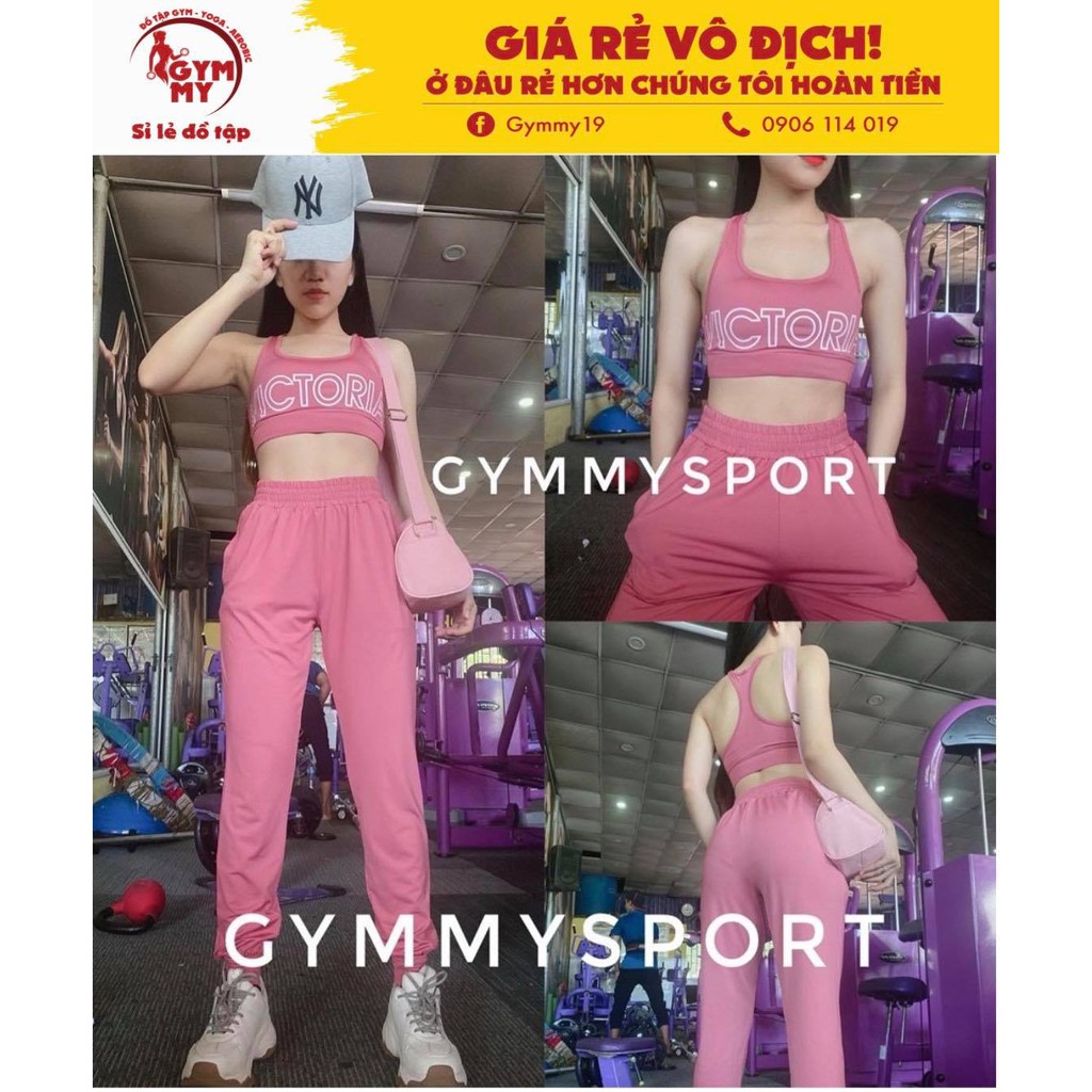 [Hàng xuất khẩu] Bộ Dài Vic Tập Gym - Yoga - Aerobic