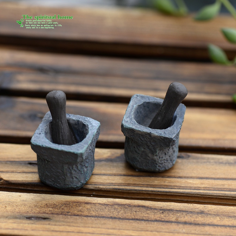 Mô hình cối đá mini trang trí tiểu cảnh, bonsai, nhà mô hình- TN2016