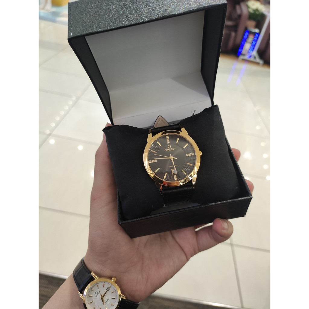 [HOT 2021] Đồng hồ Nam O.M.E.GA, dây da mềm, size 40, thẻ bảo hành 12 tháng- Đồng hồ Omega Nam | BigBuy360 - bigbuy360.vn