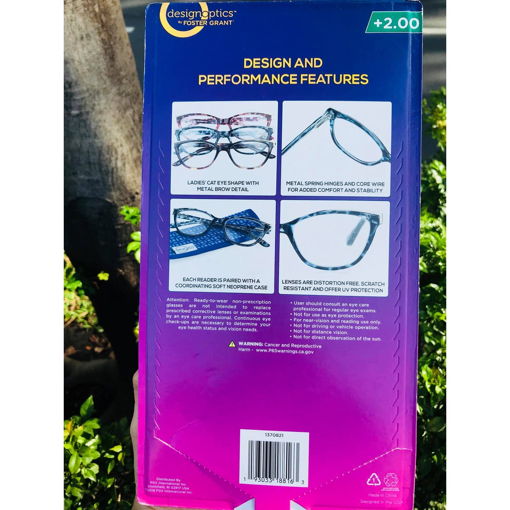 SET 3 KÍNH ĐỌC SÁCH FOSTER GRANT