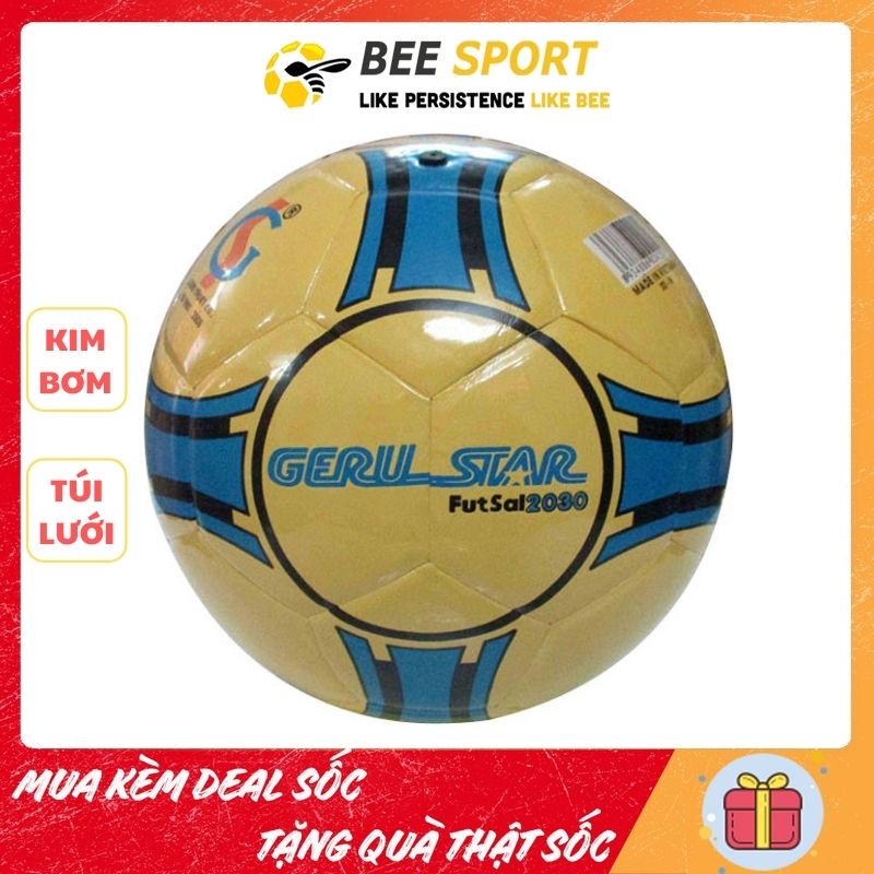 Bóng 2030 GERU loại dán size 4 chuyên dùng sân trong nhà - Quả bóng đá giá rẻ, chất lượng cao