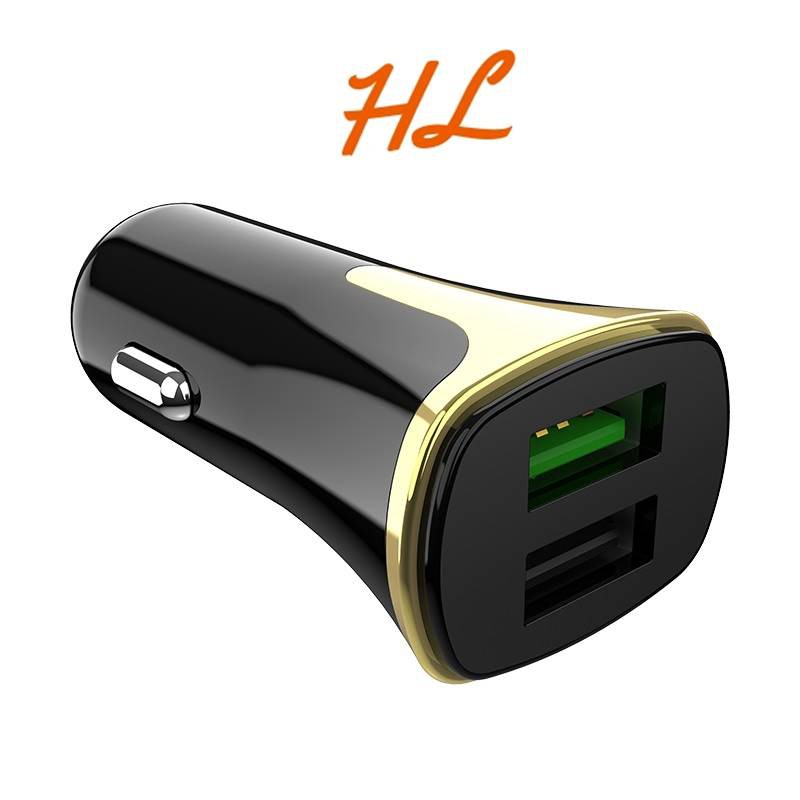HOCO Z31 Tẩu Sạc Nhanh Điện Thoại Ô Tô Cao Cấp 2 Cổng USB Hỗ Trợ Quick Charge 3.0 - Hưng Long PC