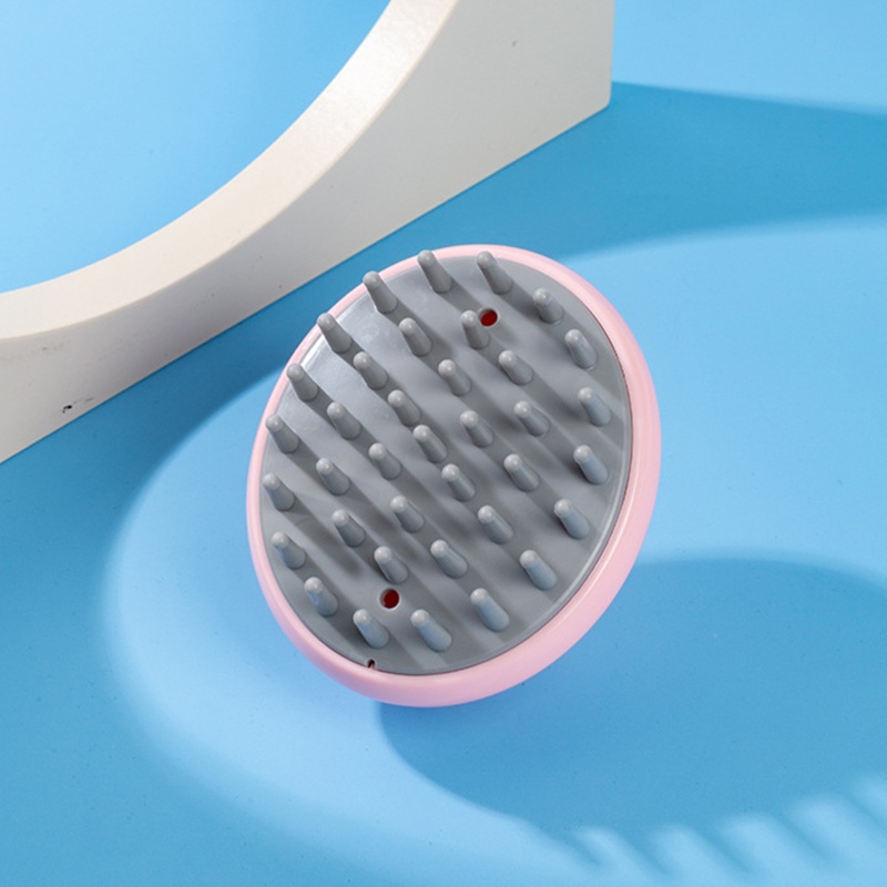 Bàn Chải Gội Đầu Tẩy Tế Bào Chết Thư Giãn Bằng Silicon Mềm Tiện Dụng