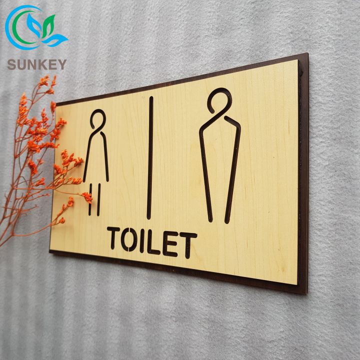 [Sale Lớn] Bảng Gỗ Treo Cửa Nhà Vệ Sinh - Kích Thước 25x15 cm - Chất Liệu Gỗ MDF Nhập Khẩu - Treo Cửa Toilet 1 đánh giá | BigBuy360 - bigbuy360.vn