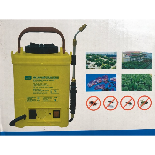 ( SIÊU HOT ) Bình phun động cơ dien BMC 5L